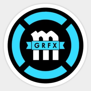 mac.grfx official logo Sticker